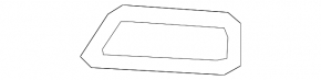 Front bumper headlight washer plug left Audi A7 19-25