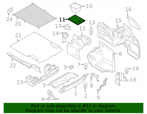 Battery Cover BMW 4 F33 14-20 Convertible