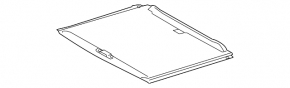 Sunroof curtain Lexus RX350 RX450h 10-15 gray