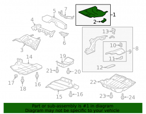 Acura TLX 15- Trunk Tray
