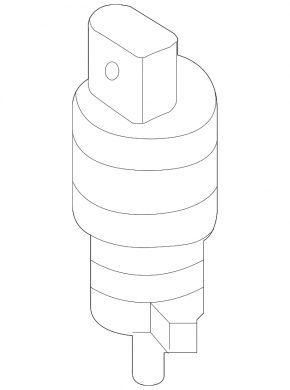 BMW X5 E70 07-13 Rear Window Washer Motor