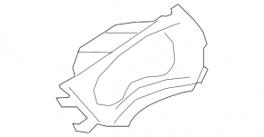 Instrument cluster cover Nissan Kicks 18-24