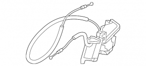 Front left door lock Infiniti QX50 19-