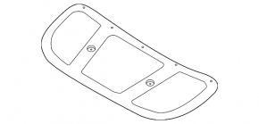 Kia EV6 hood insulation 22-24