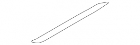 Subaru b9 Tribeca outer rear right door sill plate