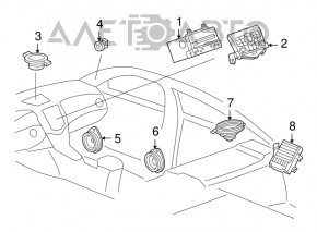 Radio and navigation control Chevrolet Cruze 11-14 prerest