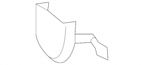 Porsche Panamera 14-16 Front Bumper Tow Hook Cap