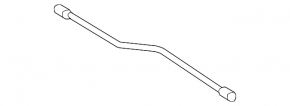 Brake hose rear left Mercedes GLS-class X166 13-19