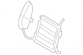 Lumbar and lateral support for the driver's seat Mercedes W213 E 17-23 with a control unit