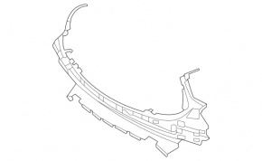 Mercedes GLC 300 20-22 AMG front bumper mount, upper center, pack