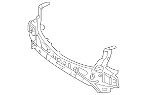 Mercedes GLC 300 20-22 AMG front bumper mount, upper center, pack