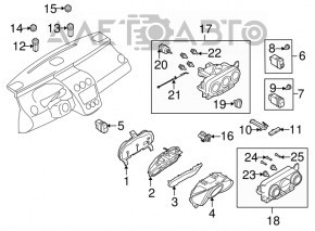 Climate control control for Mazda CX-7 06-09