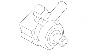 Additional cooling pump for Audi A6 C7 09-11 3.0T