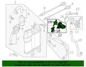 EGR valve VW Golf 15-21 1.8T