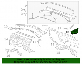 Heater air intake right Cadillac CTS 14-19