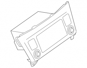 Monitor, display, navigation Nissan Rogue 14-16 SL SV display defect, broken chip