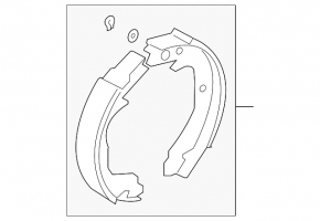Parking brake mechanism kit for Subaru Forester 14-18 SJ