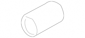 Muffler tip left Subaru Legacy 15-18