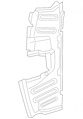 Right radiator deflector Audi A6 C7 12-15 pre-rest 2.0
