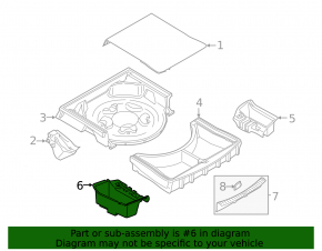 Trunk box left BMW 5 G30 17-23