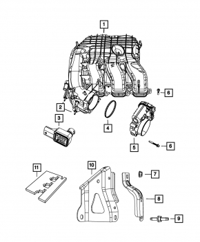 Intake Manifold for Dodge Challenger 09-23 3.6
