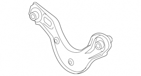 Upper rear left arm Honda Accord 18-22 rusty