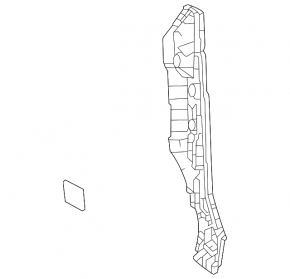 Wing seal door-wing right Toyota Venza 21- large