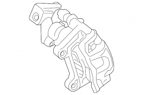 Rear left support Hyundai Kona 18-23 Awd electric