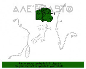 ABS ABS Kia Soul 14-19 without isg