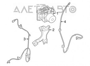 ABS ABS Kia Soul 14-19 without isg