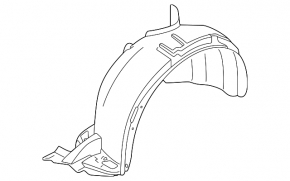 Front right mudguard VW Tiguan 22-24