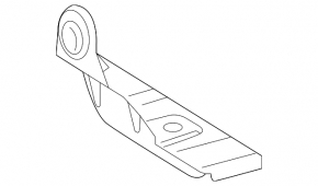 Rear right mudguard for Toyota Prius 50 16-22