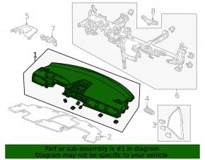 Honda Civic XI FE/FL 22-26 Black Dashboard Without Airbag