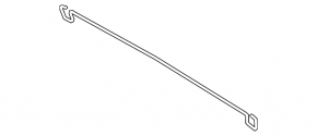 Left trunk lid hinge torsion bar for Hyundai Sonata 11-15