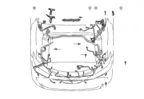 Underhood wiring with fuse box for Toyota Camry v70 18-24