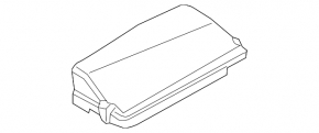 Lexus IS 14-20 underhood fuse box cover left