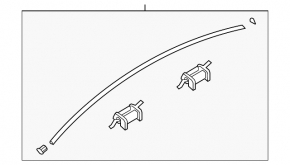 Left roof lining for Kia Optima 11-16