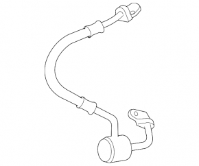 Air conditioning hose compressor-heater first Lexus IS250 IS300 IS350 06-13