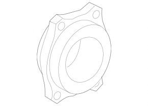 Rear left hub Mercedes W211