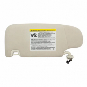 Right visor Lincoln MKX 16 - light gray, without hook, dry cleanable