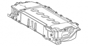 Battery VVB complete Toyota Prius 50 16-18 lithium-ion, touring
