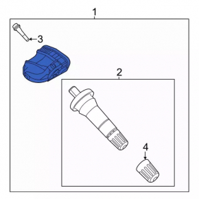 Ford Escape MK4 Wheel Pressure Sensor 23-