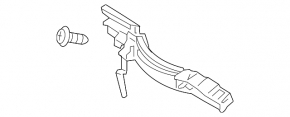 Mazda CX-9 16-23 rear right door handle mechanism