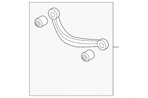 Upper rear left arm Mazda CX-9 16- OEM