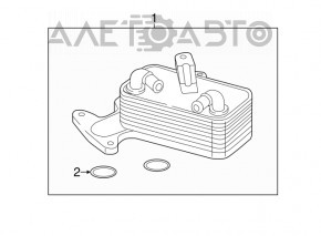 Oil cooler automatic transmission VW Beetle 12-19 1.8T