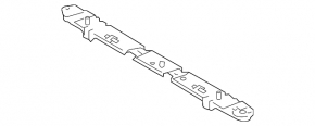 Upper radiator bracket for Lexus RX400h 2006-2008, metal, rusty