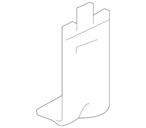 Lower left radiator bracket for Acura RDX 19-25