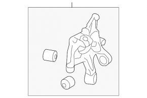 Rear left axle Subaru Forester 14-18 SJ