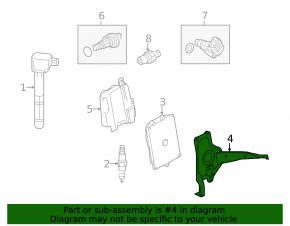 Honda Accord 13-17 Engine Computer ECU Bracket