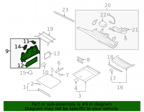 Arch trim right VW CC 08-17 scratch